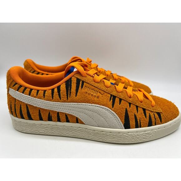 Puma x Kellogg's Frosted Flakes Sneakers Shoes Tony the Tiger 70th Men's Sz 8.5 - Picture 1 of 12